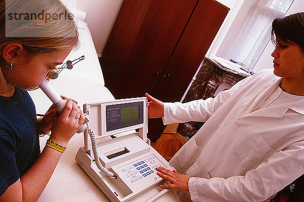 ATMUNG  SPIROMETRIE BEI EINEM KIND