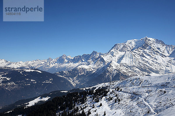 Mont Blanc in Saint-Gervais les Bains.