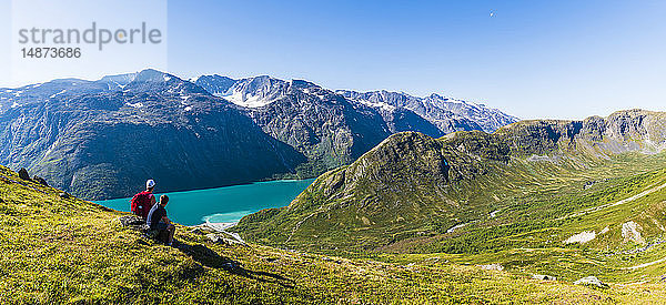 Wanderer ion Berge