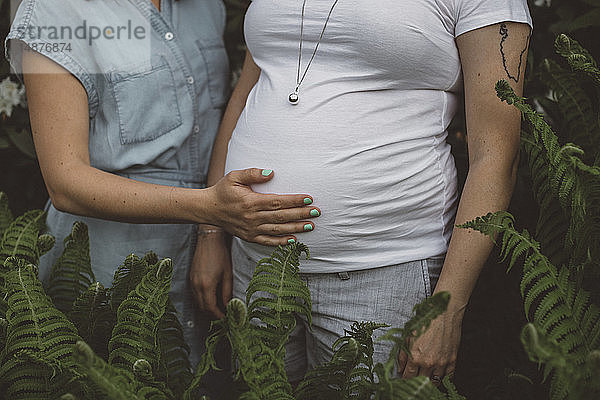 Lesbisches Paar erwartet ein Baby