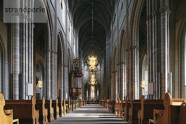 Inneres der Kathedrale von Uppsala  Uppsala  Schweden
