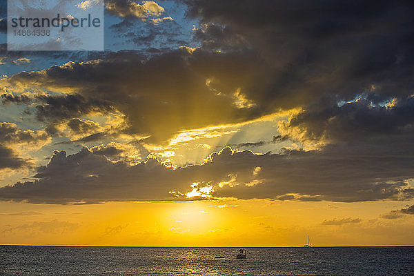 Jamaika  Negril  Sieben-Meilen-Strand  Sonnenuntergang