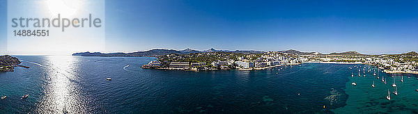 Mallorca  Santa Ponca  Luftaufnahme der Bucht