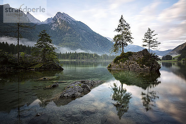 Deutschland  Bayern  Ramsau  Hintersee