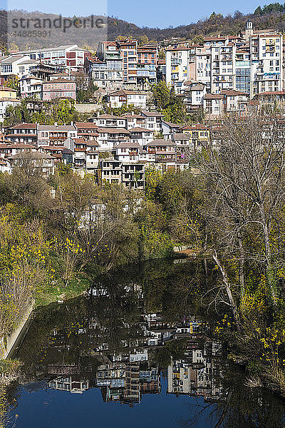 Weliko Tarnowo über dem Fluss Jantra  Bulgarien