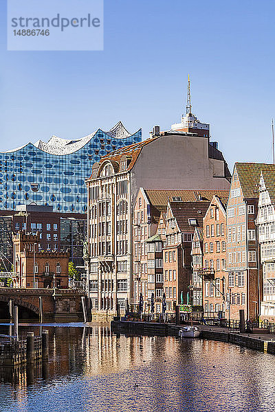 Deutschland  Hamburg  Altstadt  Stadthäuser an der Nikolai-Flotte