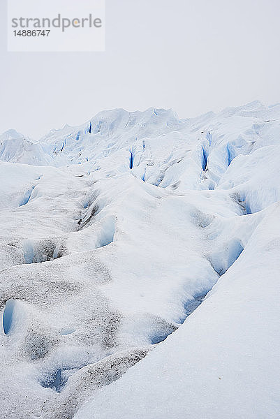 Argentinien  Patagonien  Gletscherdetails im Perito-Moreno-Gletscher