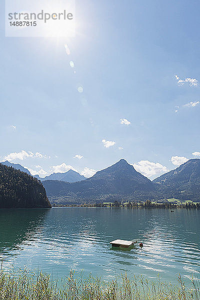 Österreich  Alpen  Salzburg  Salzkammergut  Salzburger Land  Wolfgangsee