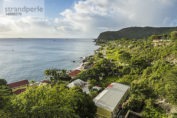 Karibik  Niederländische Antillen  St. Eustatius  Bucht von Oranjestad