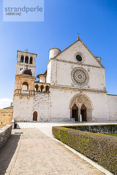 Italien  Umbrien  Assisi  Basilika des Heiligen Franziskus von Assisi