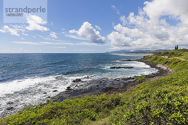 USA  Hawaii  Kauai  Kauai Multiuse Path  Pazifikküste