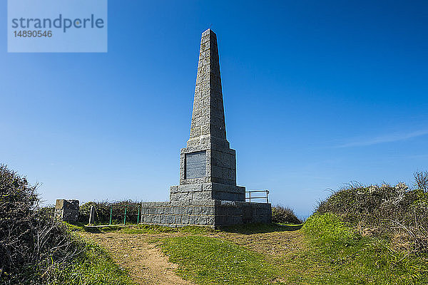 Vereinigtes Königreich  Kanalinseln  Sark  historisches Pilcher-Denkmal