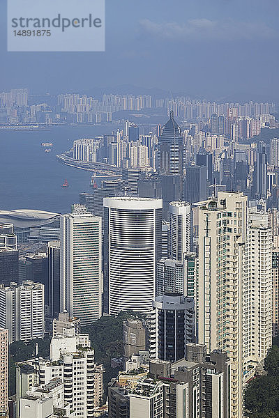 Stadtbild von Hongkong  China