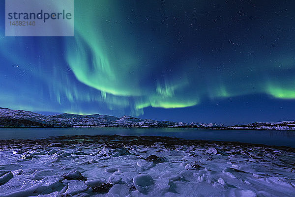 Aurora Borealis in Tromso  Norwegen