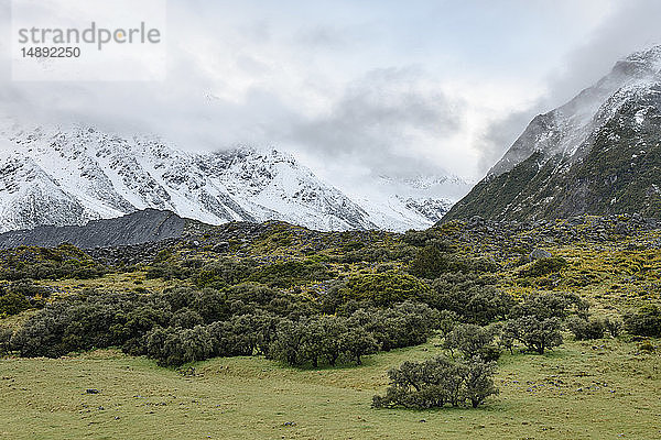 Hooker Valley im Mount Cook National Park  Neuseeland