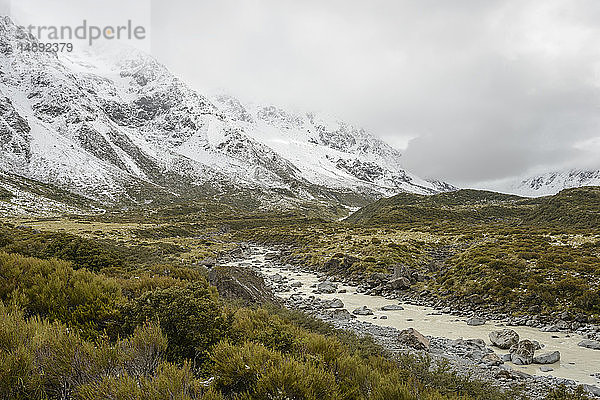 Hooker Valley im Mount Cook National Park  Neuseeland
