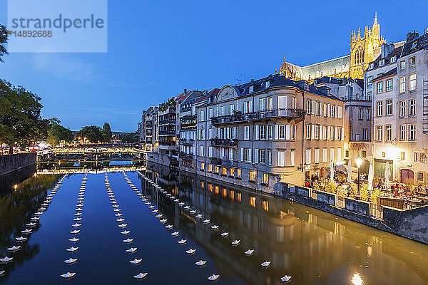 Nacht in Metz  Frankreich