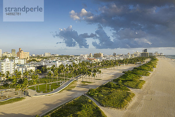 Stadtbild von Miami Beach in Florida  USA