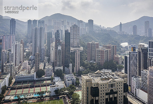 Stadtbild von Hongkong  China