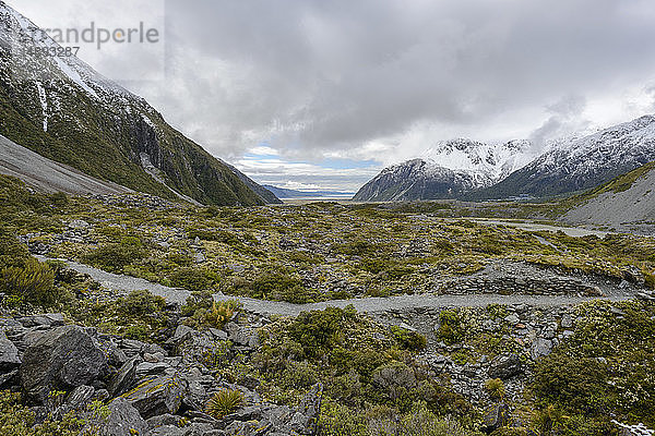 Hooker Valley im Mount Cook National Park  Neuseeland