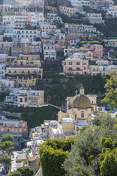 Dorf Positano an der Amalfiküste  Italien