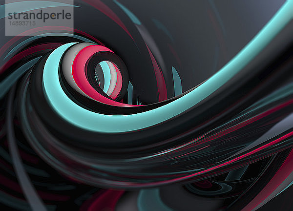 Abstrakte Spiralform