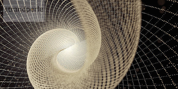Abstraktes spiralförmiges Netzmuster