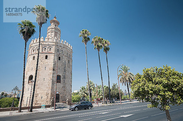 Europa  Spanien  Andalusien  Sevilla  Torre del Oro