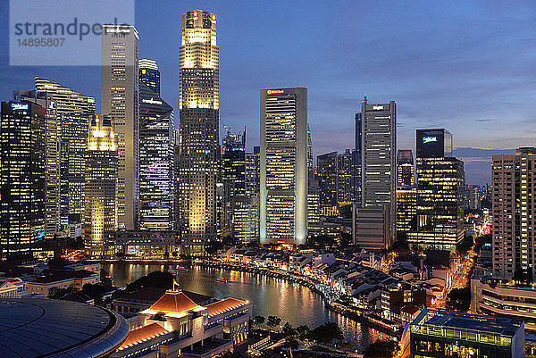 Asien  Singapur  Bootskai