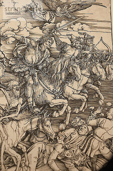 Europa  Italien  Vatikanstadt  BAV Vatikanische Bibliothek  Apocalipsis cum figuris  Albrecht Dürer