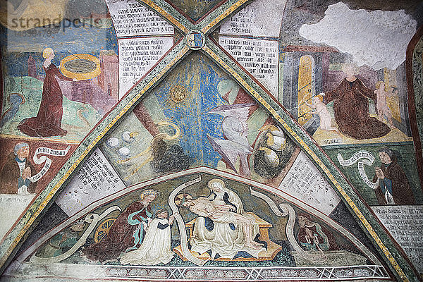 Italien  Trentino Südtirol  Brixen  Fresken im Kreuzgang des Doms