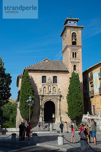 Europa  Spanien  Andalusien  Granada  St. Anna-Kirche