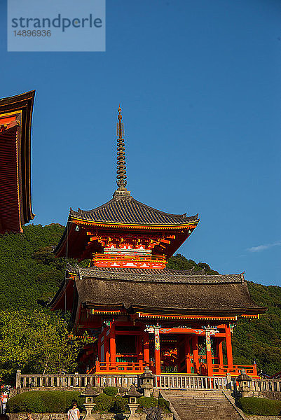 Asien  Japan  Region Kansai  Kyoto  Kiyomizu-dera-Tempel