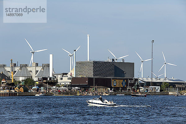 Dänemark  Copenaghen  Windkraftanlagen