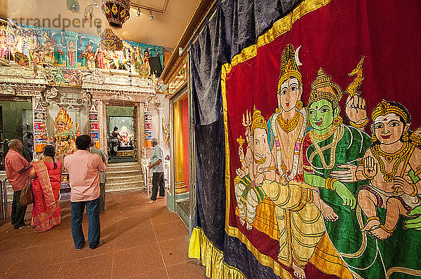 Asien  Singapur  Sri Srinivasa Perumal-Tempel