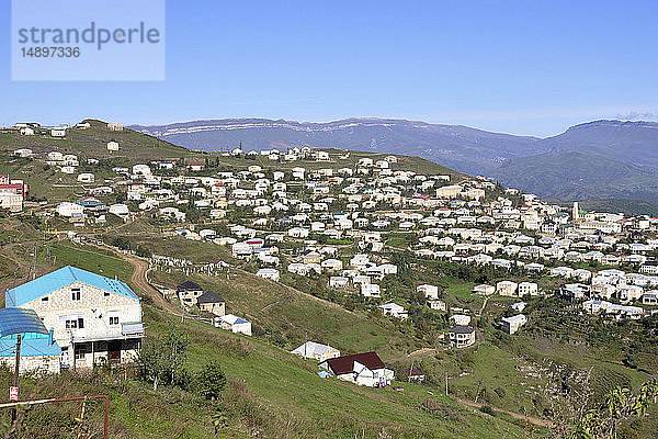 Russland  Dagestan  Kubatschi  Landschaft