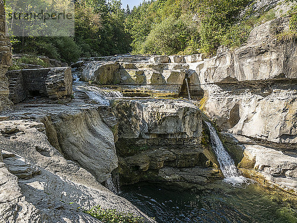 Italien  Emilia Romagna  Premilcuore  Sega Falls