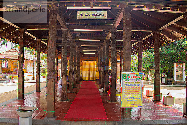 Asien  Sri Lanka  Kandy  Pattini Devale-Tempel