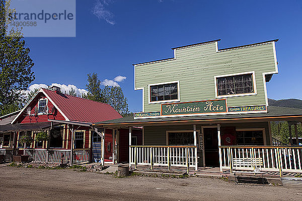 Historische Gebäude in McCarthy  South-central Alaska; McCarthy  Alaska  Vereinigte Staaten von Amerika