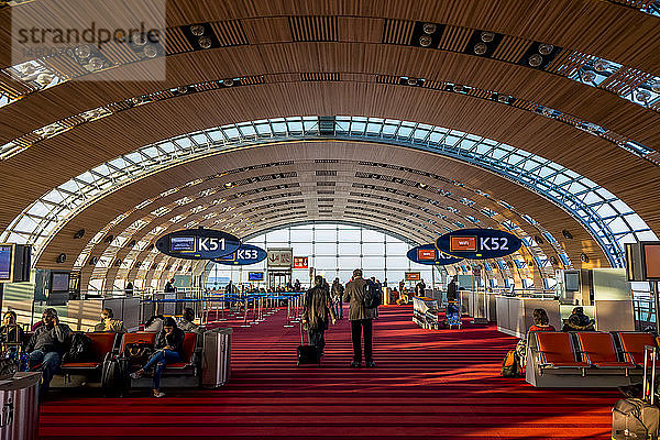Flughafen Charles de Gaulle; Paris  Frankreich