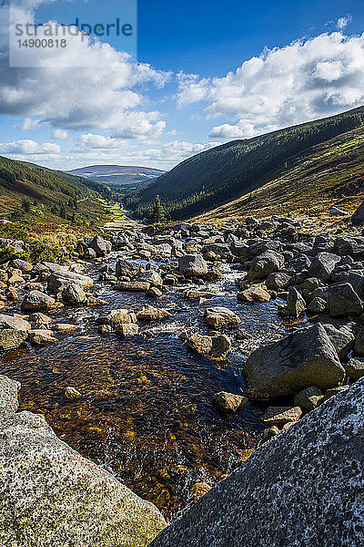 Bergbach in den Wicklow-Hügeln; Grafschaft Wicklow  Irland