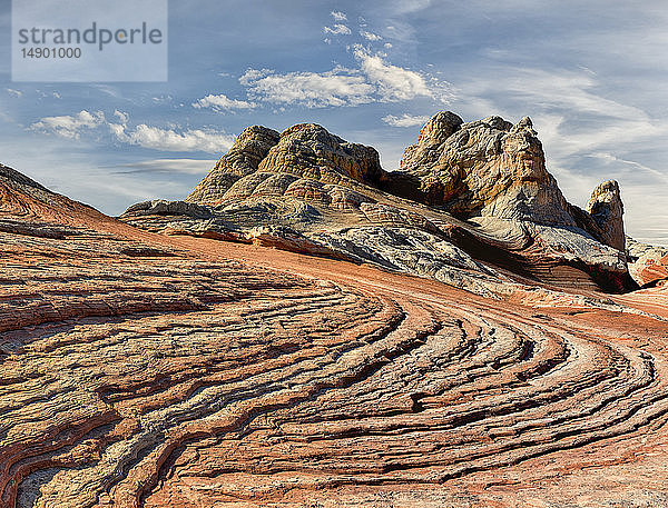 Vermilion Cliffs National Monument  White Pocket; Utah  Vereinigte Staaten von Amerika