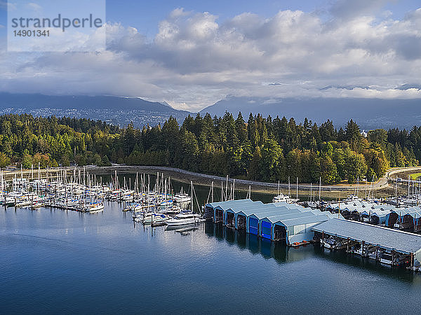 Bayshore West Marina; Vancouver  British Columbia  Kanada