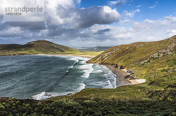 Tranarossan Beach auf der Halbinsel Rosguill; Grafschaft Donegal  Irland