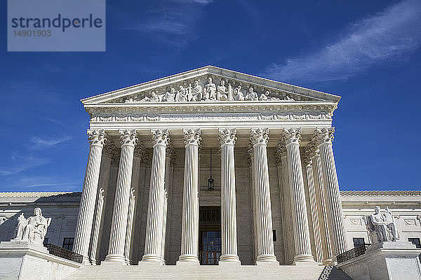 Gebäude des Obersten Gerichtshofs der Vereinigten Staaten; Washington DC  Vereinigte Staaten von Amerika