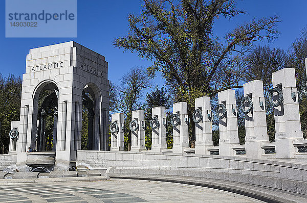 World War II Memorial; Washington D.C.  Vereinigte Staaten von Amerika