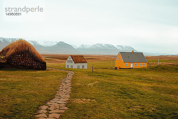 Bauernhäuser  Eskifjörður  Sudur-Mulasysla  Island