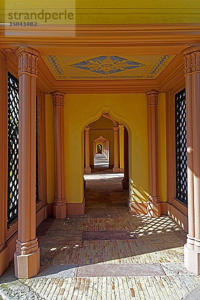 Gebetsgang  Schloss Schwetzingen  Schwetzingen  Baden Württemberg  Deutschland  Europa