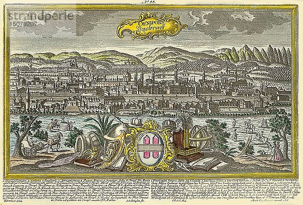 Innsbruck  um 1740. Schöpfer: Johann Georg Ringlin.