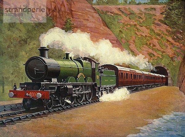 Der 'Cornish Riviera' Express (Great Western Railway)'  1930. Schöpfer: Unbekannt.